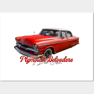 1955 Chevrolet Bel Air Hardtop Coupe Posters and Art